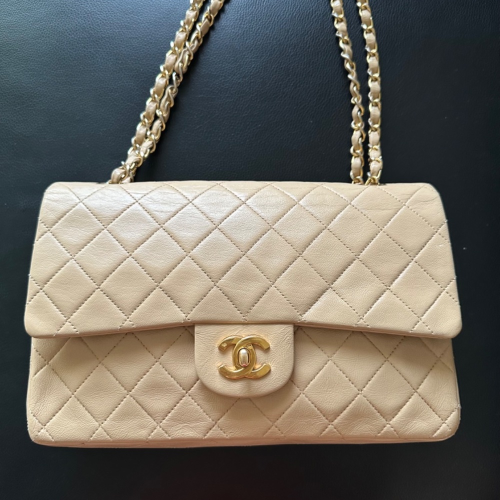 Chanel classic double flap medium ghw - vintage - Picture 5 of 16